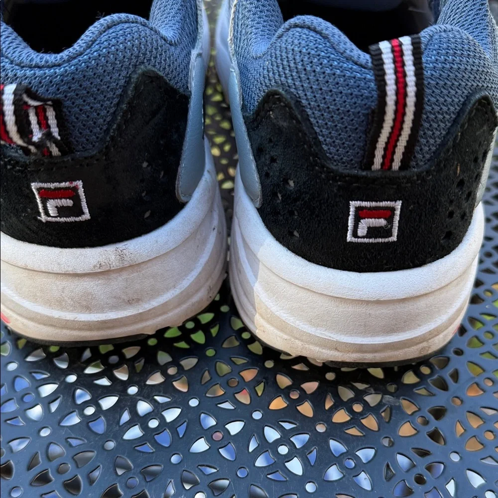 Fila Black and Gray Sneakers with Yellow Accents - Picture 8 of 11